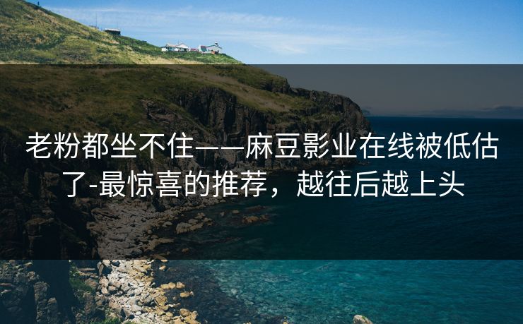 老粉都坐不住——麻豆影业在线被低估了-最惊喜的推荐，越往后越上头